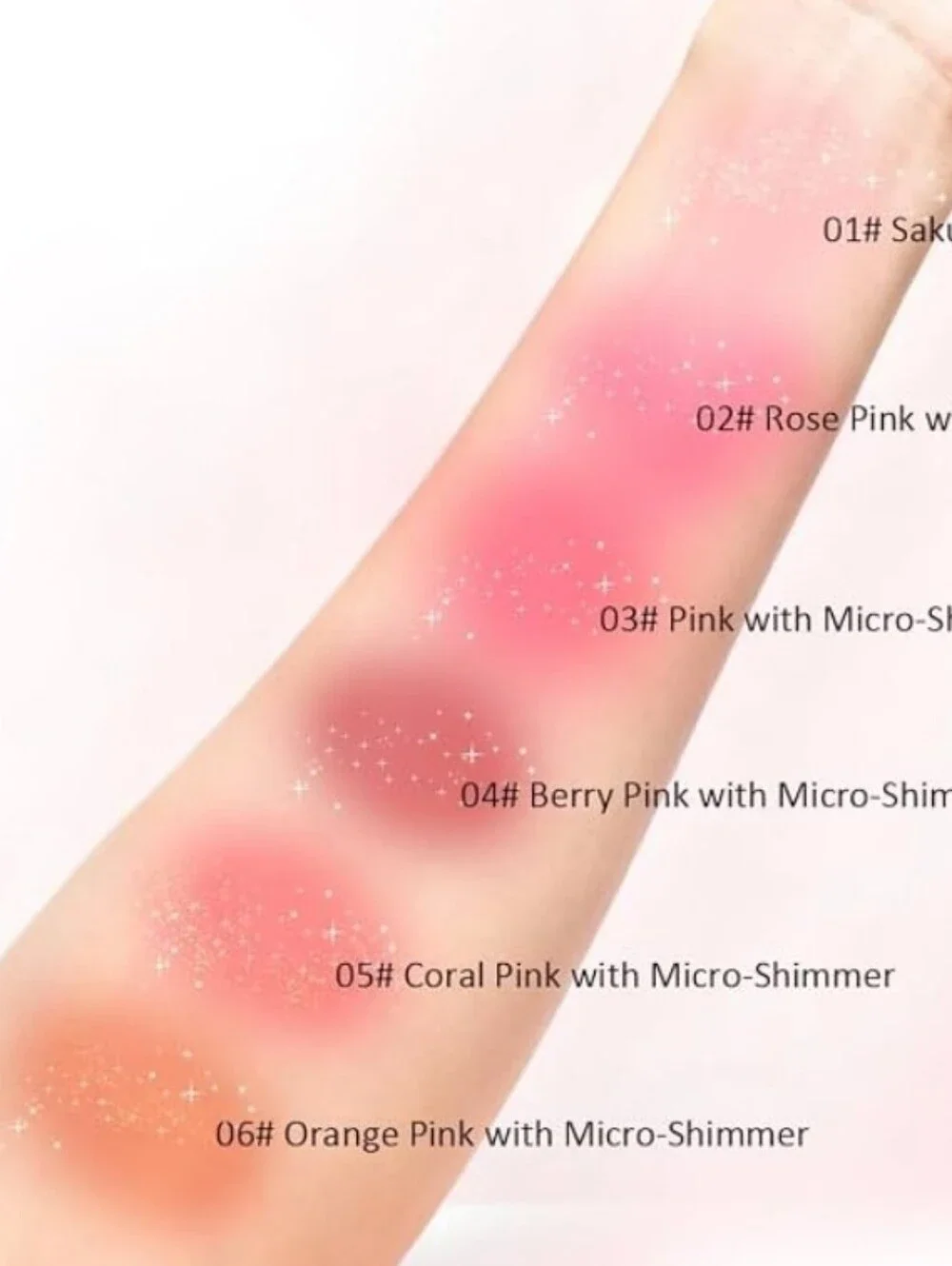 🆕️Orange Pink Micro Shimmer Blush